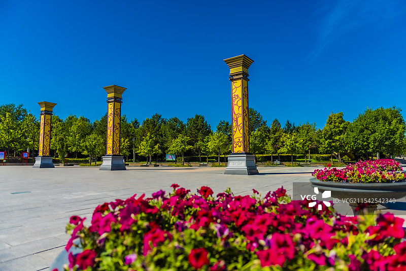 玛纳斯县双拥公园图片素材