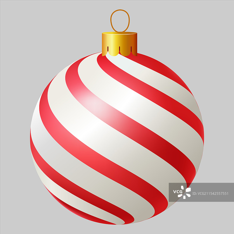 节日红白相间的几何图案装饰品图片素材