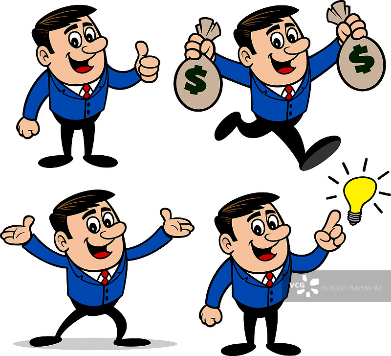 商人角色套装07图片素材