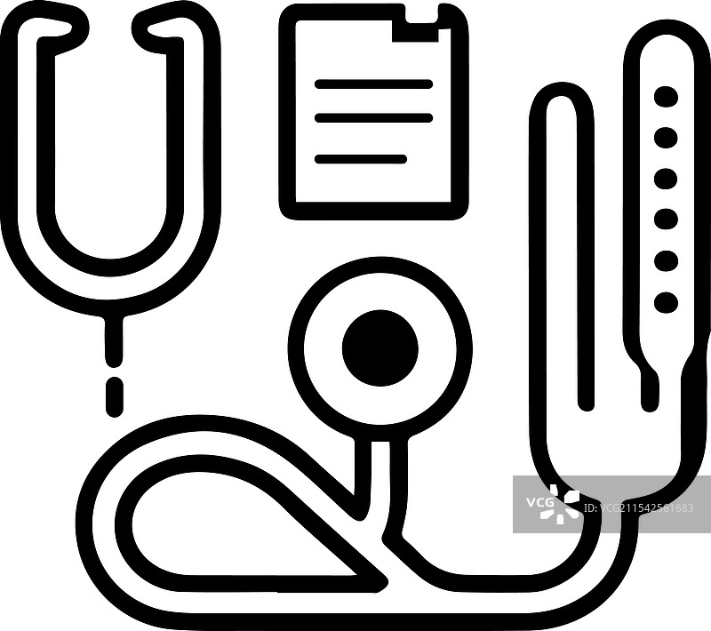 一个简单而现代的医生工具包图片素材