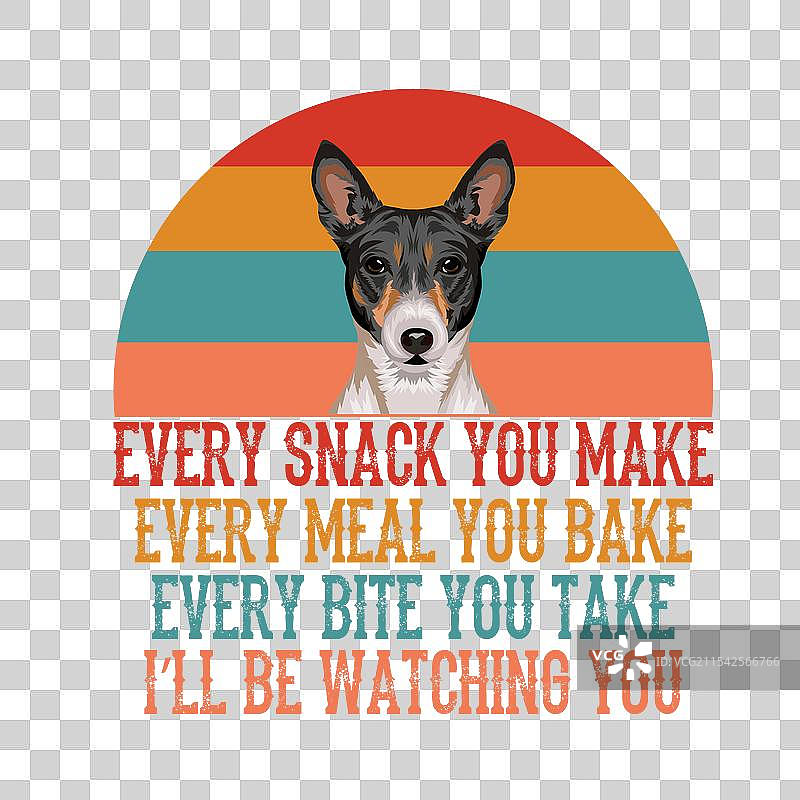 你制作的每一种小吃，每件拉特里犬T恤图片素材