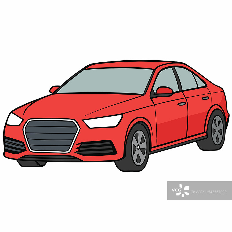 奥迪汽车扁平设计图片素材