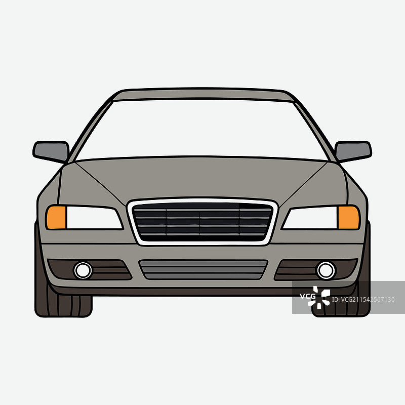 奥迪汽车扁平设计图片素材