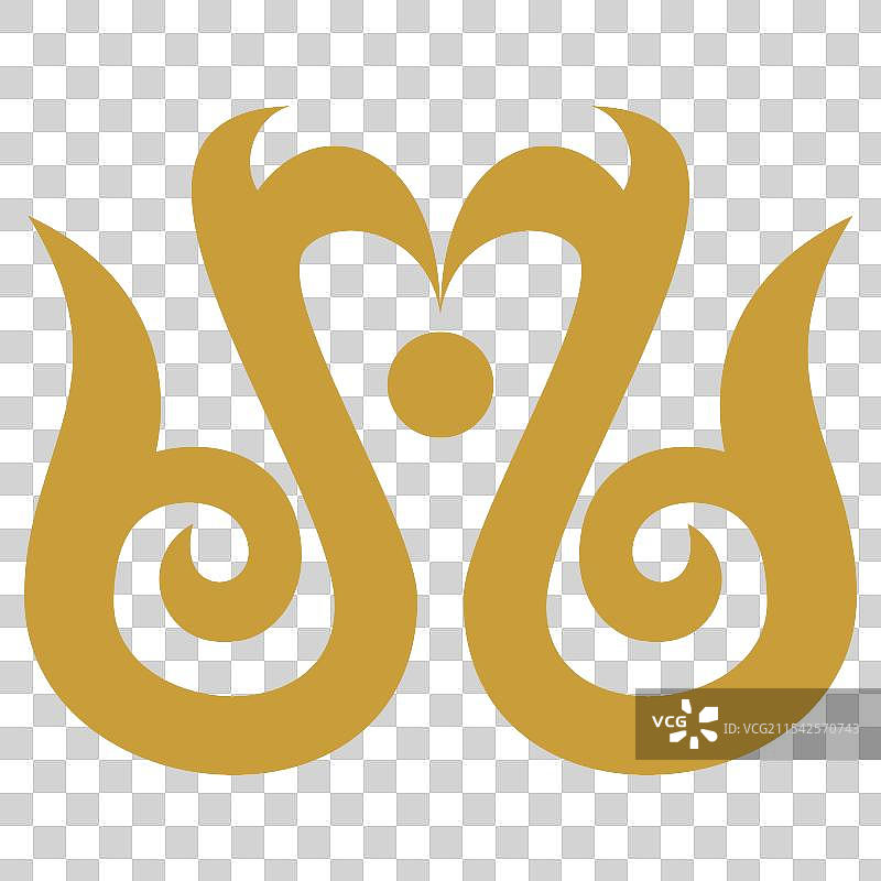 哈萨克金饰图案设计图片素材