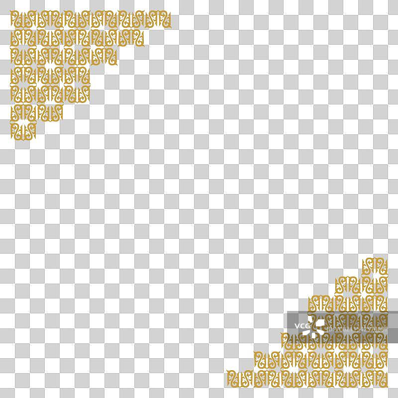 哈萨克金色装饰框架设计图片素材