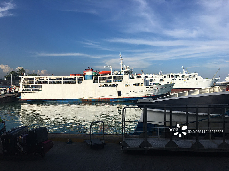 晌午的宿务1号码头图片素材