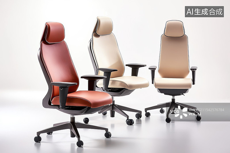 【AI数字艺术】成排的办公椅图片素材