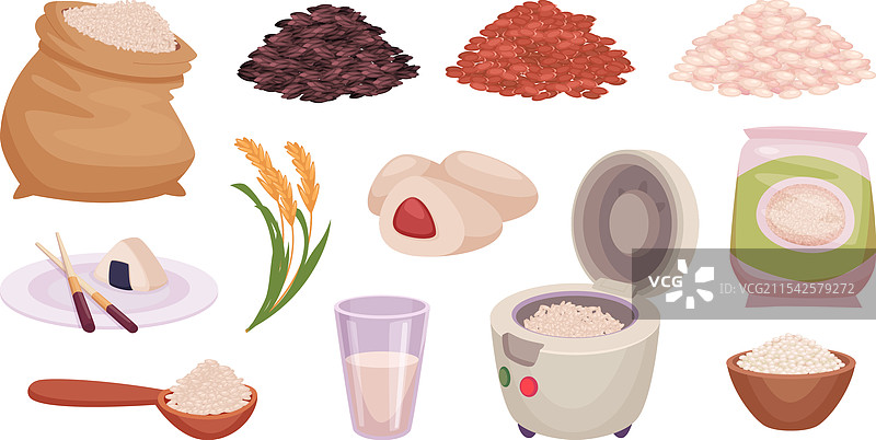 米粒产品传统亚洲食品图片素材