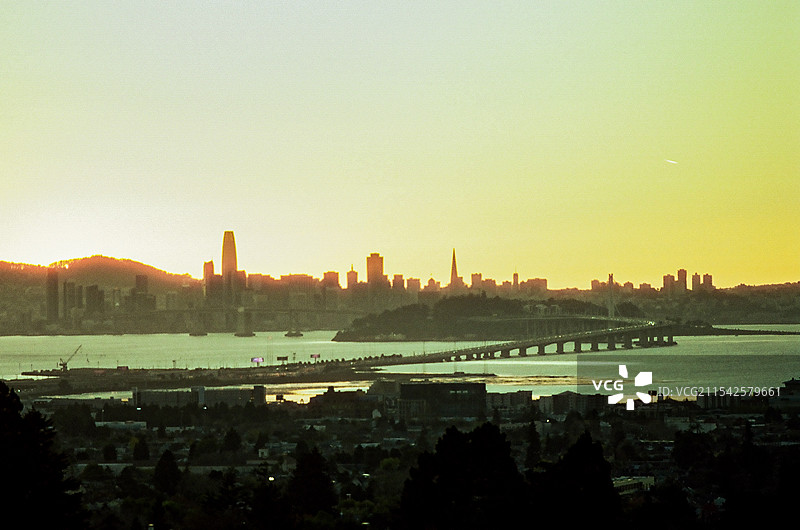 美国加利福尼亚州旧金山冬季景色图片素材