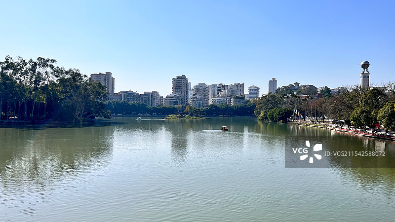 福州西湖公园图片素材