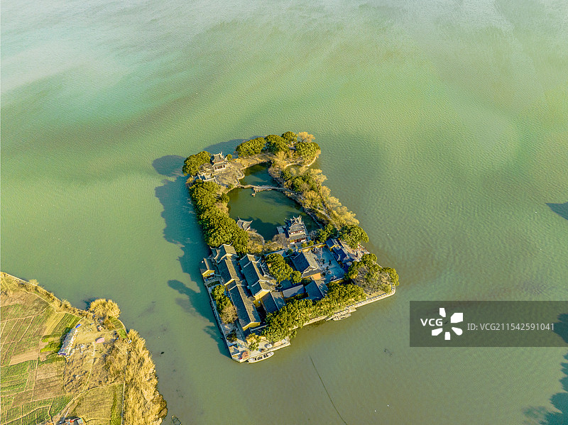 罗星洲，同里古镇，苏州图片素材