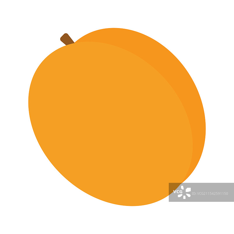 时尚色调的整体杏子，适合季节性使用图片素材