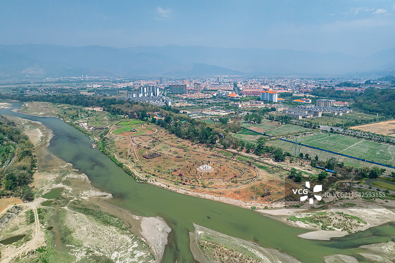 云南德宏州盈江县大盈江国家级风景名胜区图片素材