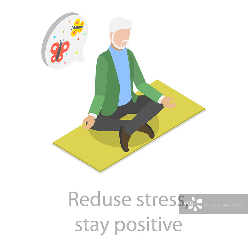 健康的三维等距平面图图片素材