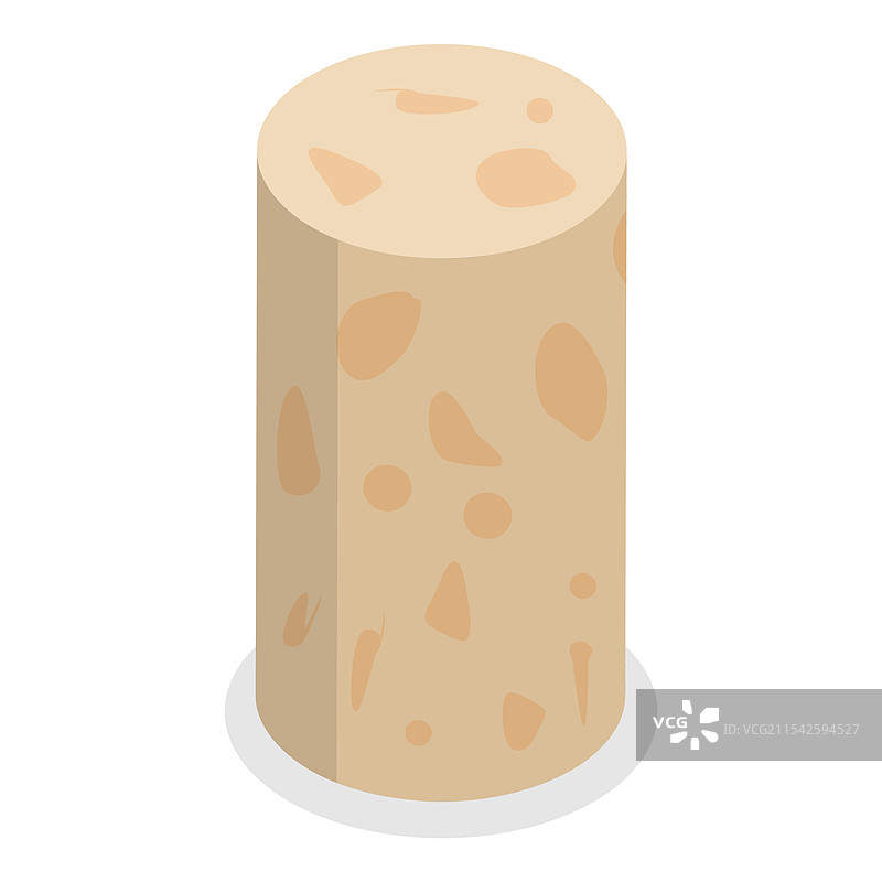 3D等距平面酒塞图标集 1图片素材