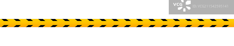 黑黄相间的警戒带图片素材