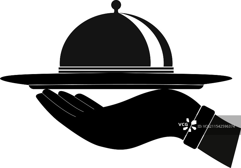 餐厅餐盖图标 热食 餐厅 食物图片素材