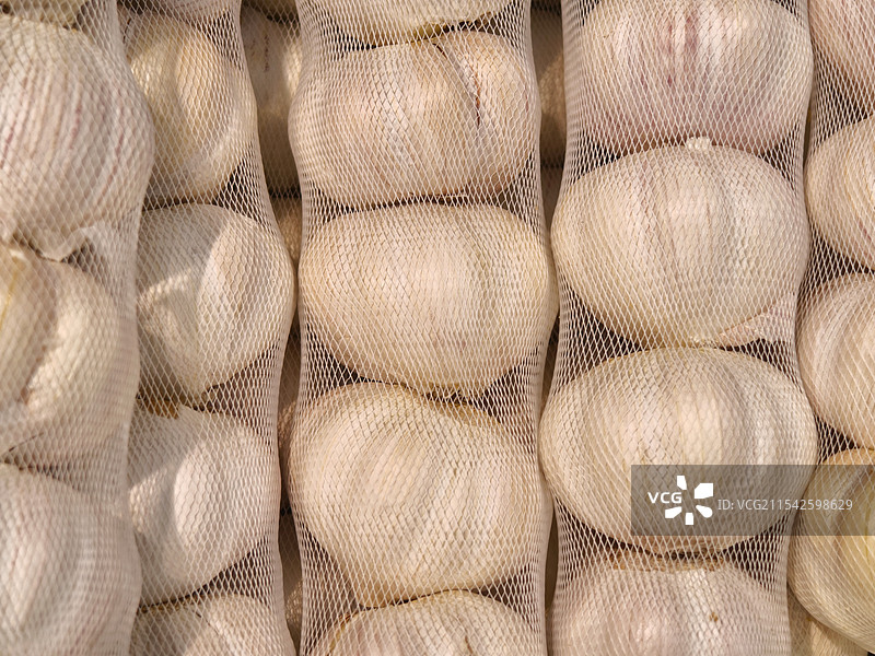 超市里卖的 一袋 大蒜 干大蒜图片素材