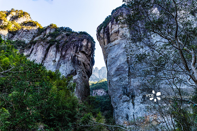 雁荡山显胜门图片素材