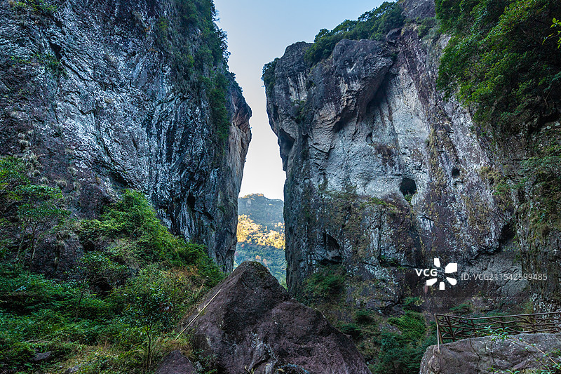 雁荡山显胜门图片素材