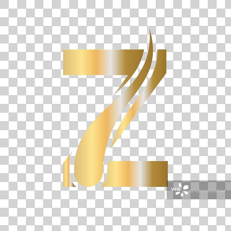 字母Z的护发治疗标志图片素材