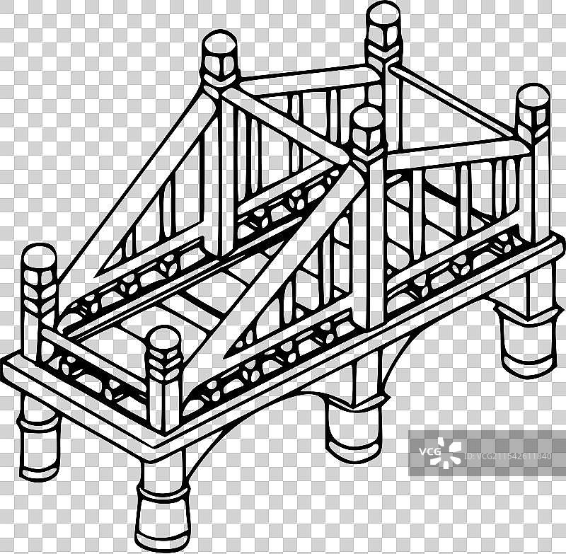 桥梁图标 建筑图标 交通图标图片素材