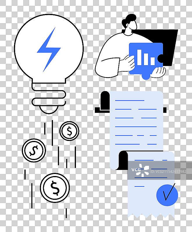 通过数据提供创新的金融解决方案图片素材