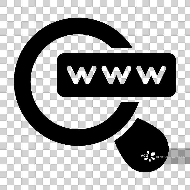 现代搜索域名图标图片素材