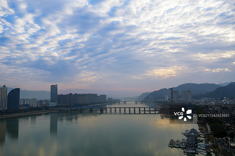 桐庐县桐君山上拍摄图片素材