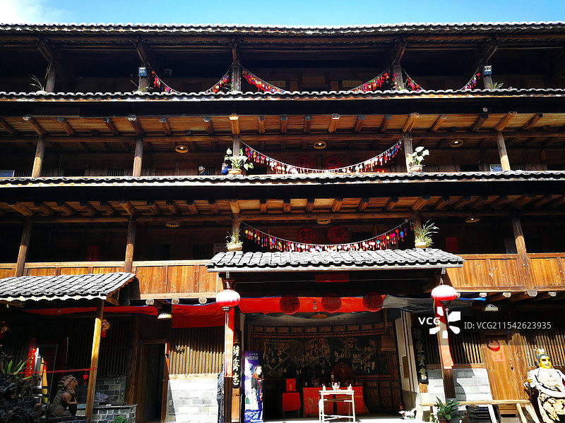 福建南靖土楼图片素材