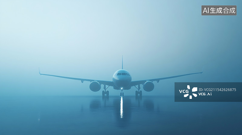 【AI数字艺术】起飞的飞机图片素材