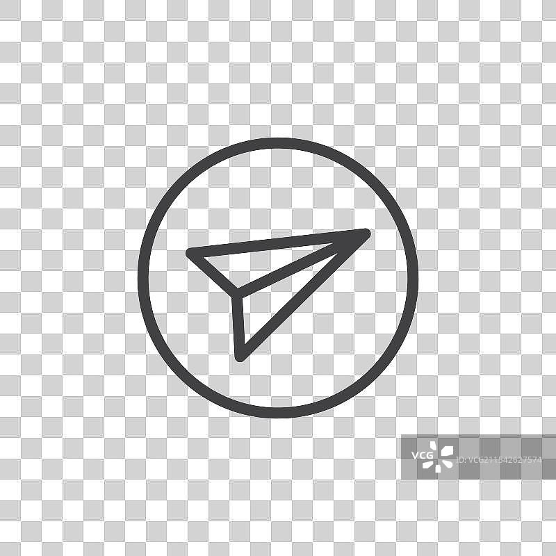 发送矢量图标集图片素材