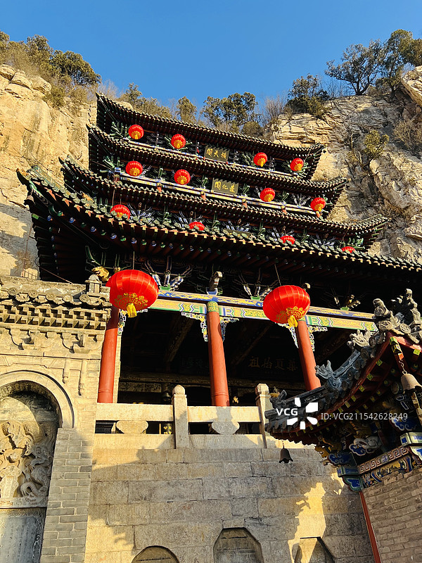 邯郸市涉县5A级景点-娲皇宫组图图片素材