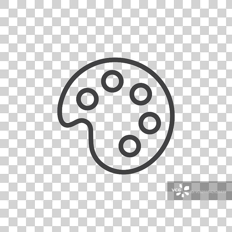 调色板矢量图标集图片素材