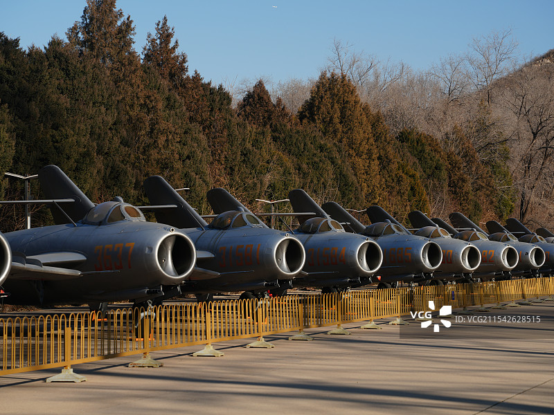 北京中国航空博物馆歼六战斗机图片素材