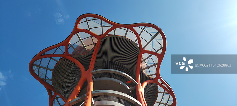 上新桥公园锦江塔观景台图片素材