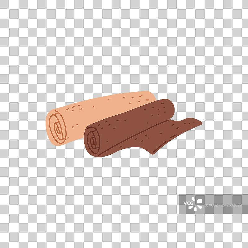 展示两种棕色的色调图片素材