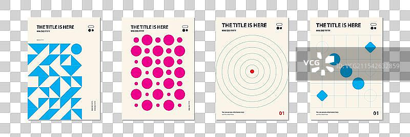 抽象的电影或活动海报布局设计集图片素材