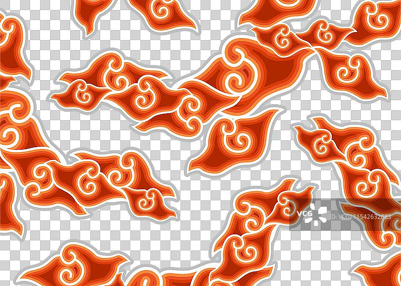 梅加门东巴蒂克图案艺术装饰民族风格图片素材