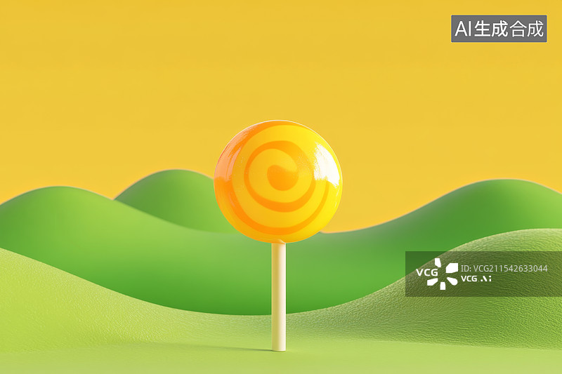 【AI数字艺术】可爱的棒棒糖图片素材