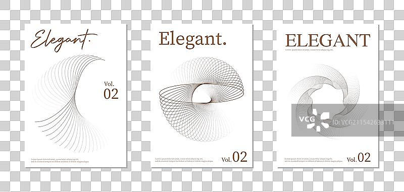 抽象的电影或活动海报布局设计集图片素材
