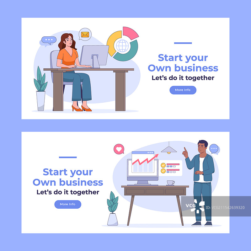 共同促进商业初创企业图片素材