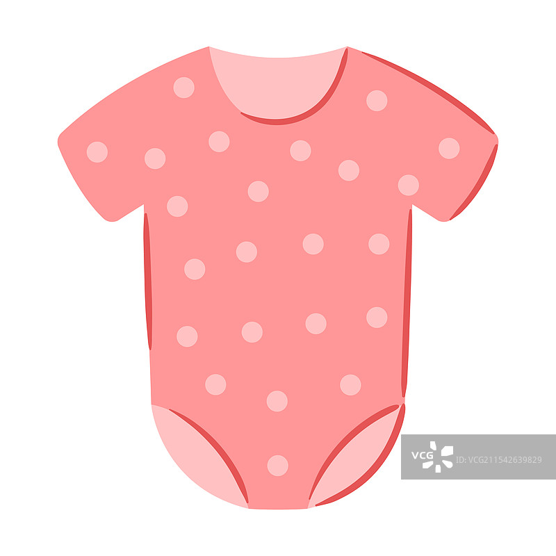 新生儿女孩的婴儿服装图片素材