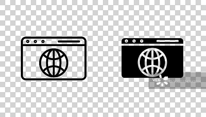 浏览器矢量图标集图片素材