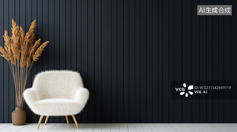 【AI数字艺术】现代卧室室内设计，配备大窗户和舒适的床图片素材