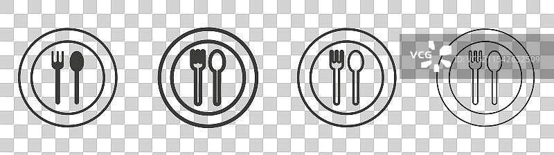 食品矢量图标集图片素材