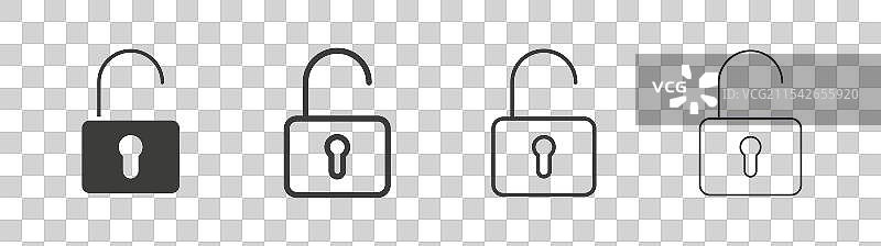 未被屏蔽的矢量图标集图片素材