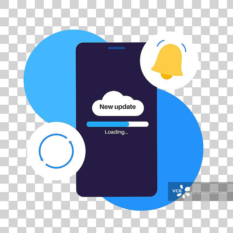 系统更新概念图片素材