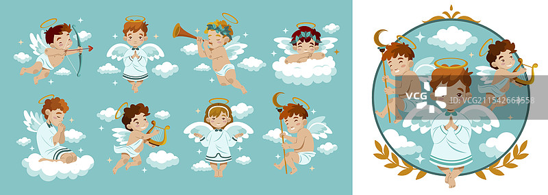 奇幻卡通天使系列图片素材