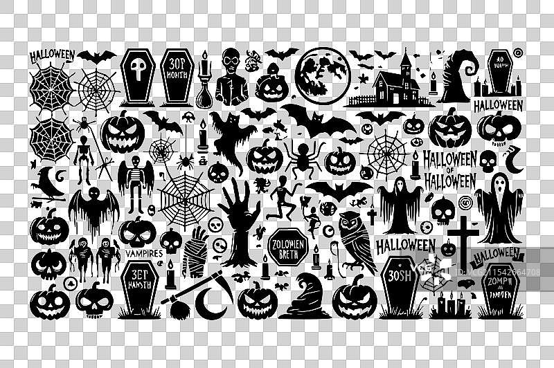 万圣节设计图片素材